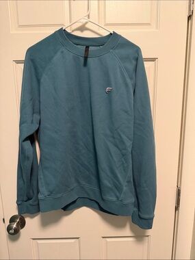 Fabletics Teal Crewneck Pullover